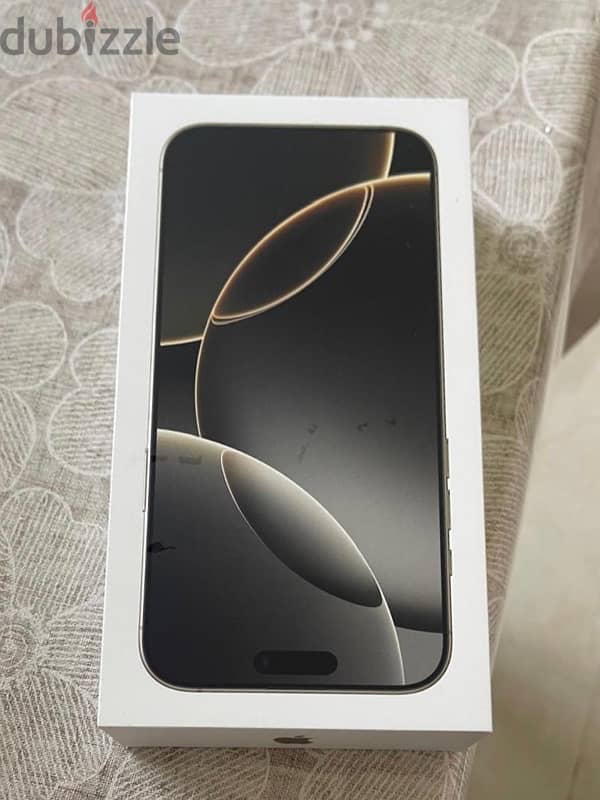 iPhone 16 Pro Max, Natural Titanium, 256gb ,sealed 0