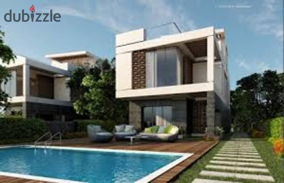 Standalone Villa for Sale in New Cairo the Brooks PRE directly on the Lagoon 3