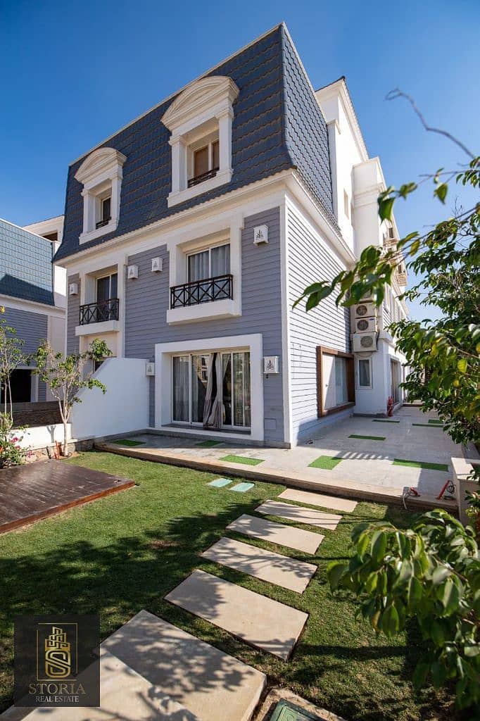 Villa for sale in the "KingsWay" Mountain View project, 6 October, in installments 7