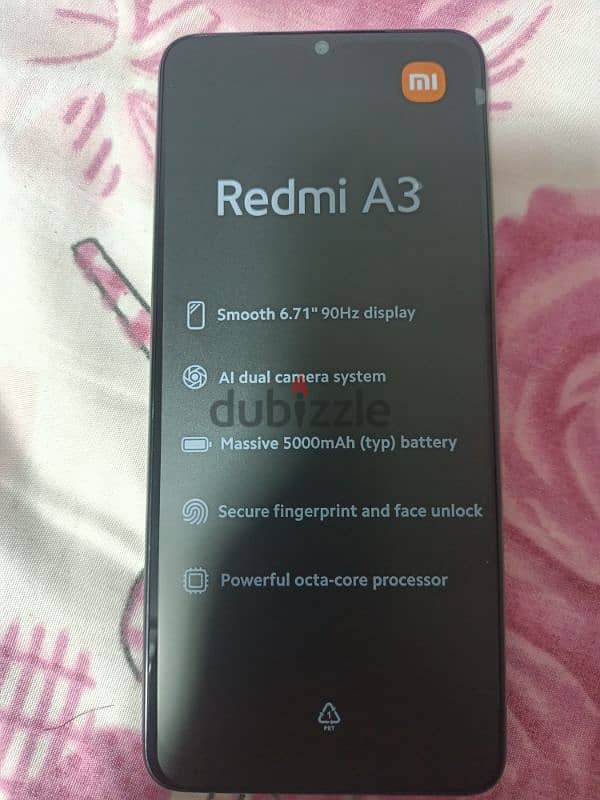 redmi a3 من السعوديه جديد زي ما هو + هديه سكرينه من مكتبه جرير 1