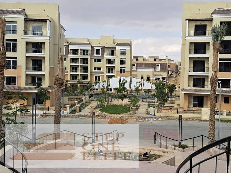 Apartment for sale 140m in Mostakbal City, New Cairo - Sarai Compound - Integrated 9