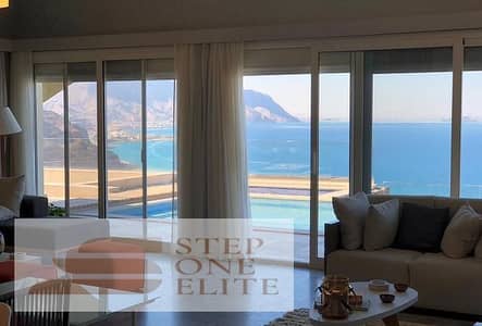 villa for Sale panoramic sea view in il monte galala ain sokhna , fully finished