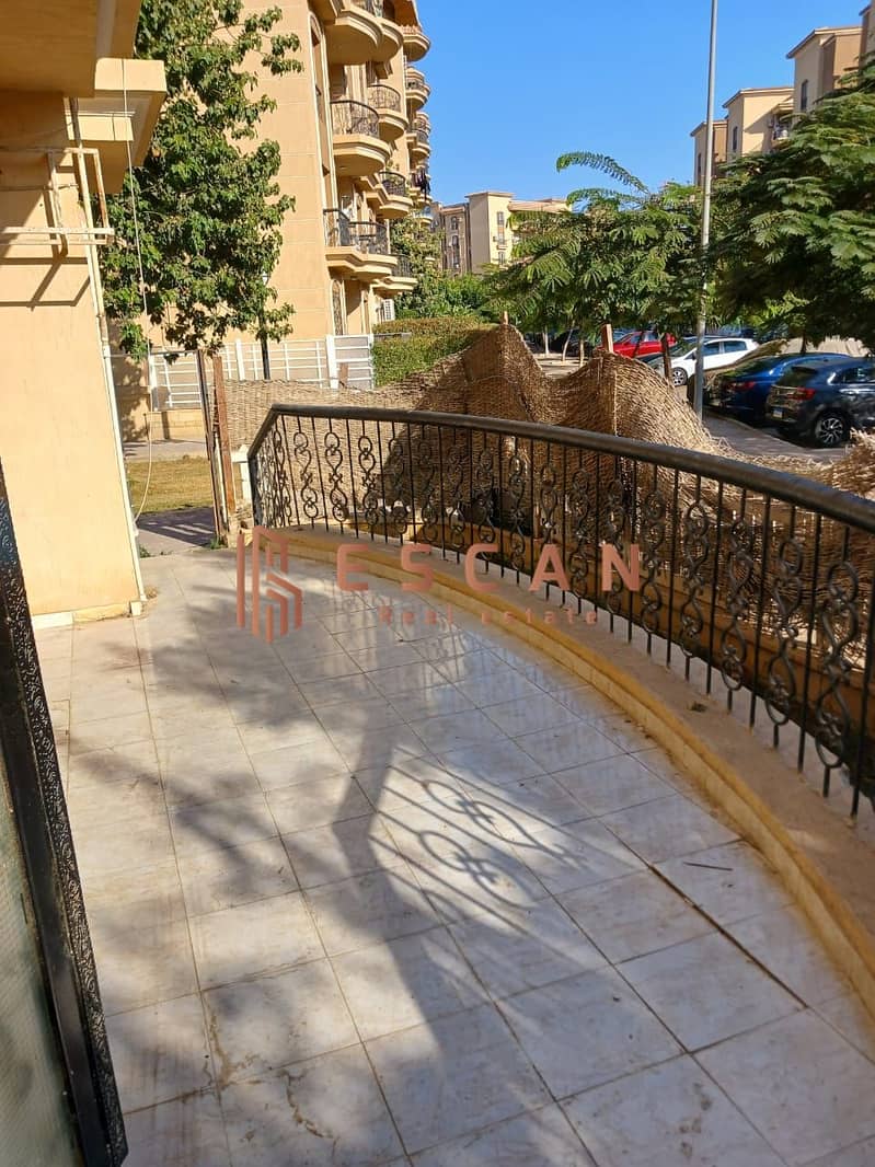 appartment for rent in al rehab at tenth phase 180+50 meter ground with garden 3