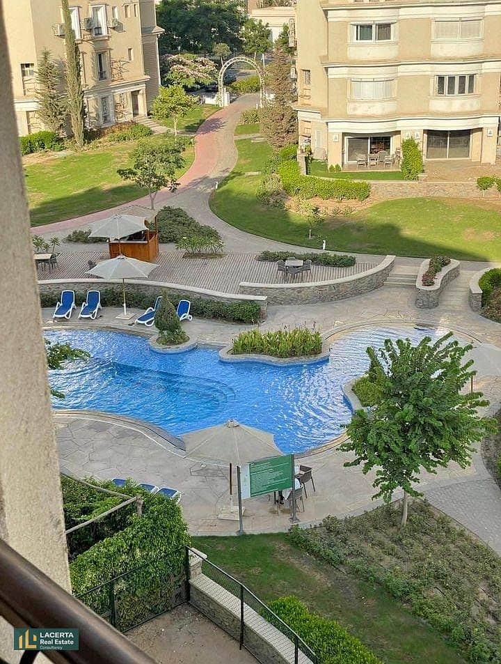 A 3-Bedroom Apartment Garden Ready To Move into,In Mountain View iCity Compound, Fifth Settlement, Directly Overlooking The Lagoon,  New Cairo. 1