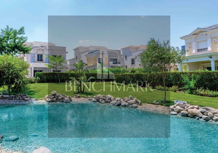 Villa for sale 4 Bdr in Mountain View October Park Compound, delivery now, corner, next to Mall of Arabia, near the entrance to Sheikh Zayed 13