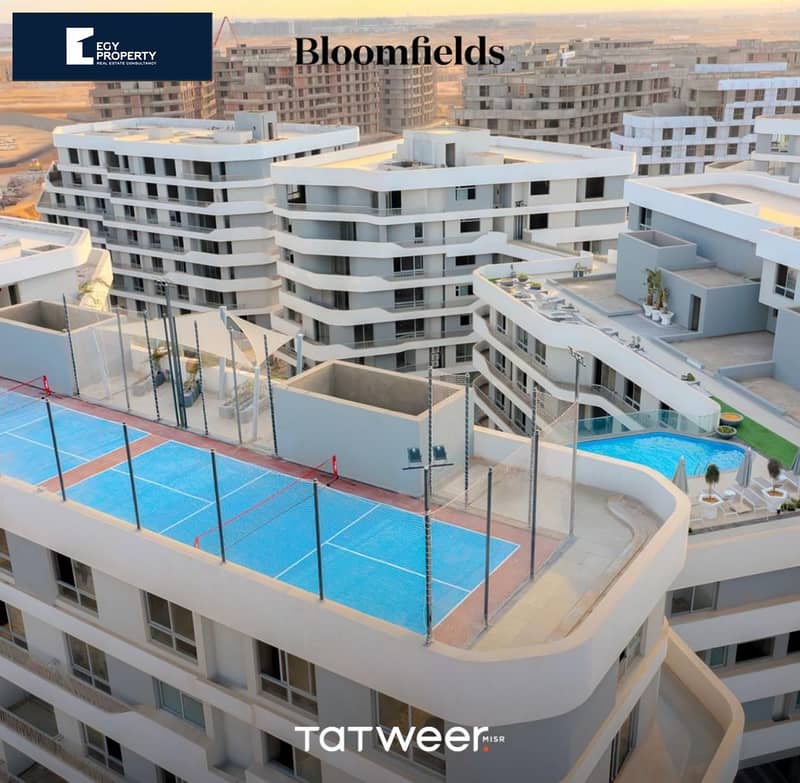 Duplex  with The Lowest Price in  Bloomfields Future City For Sale Enjoy The Pool in The Roof Pay Installments Till 2029 5