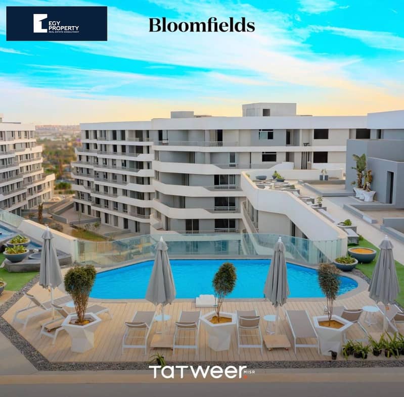 Duplex  with The Lowest Price in  Bloomfields Future City For Sale Enjoy The Pool in The Roof Pay Installments Till 2029 7