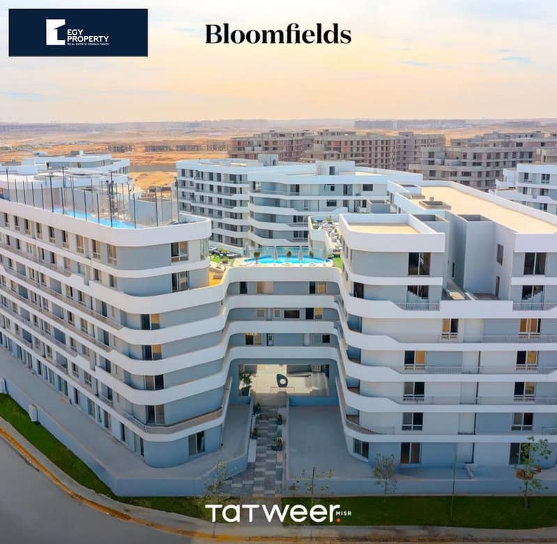 Duplex  with The Lowest Price in  Bloomfields Future City For Sale Enjoy The Pool in The Roof Pay Installments Till 2029 8