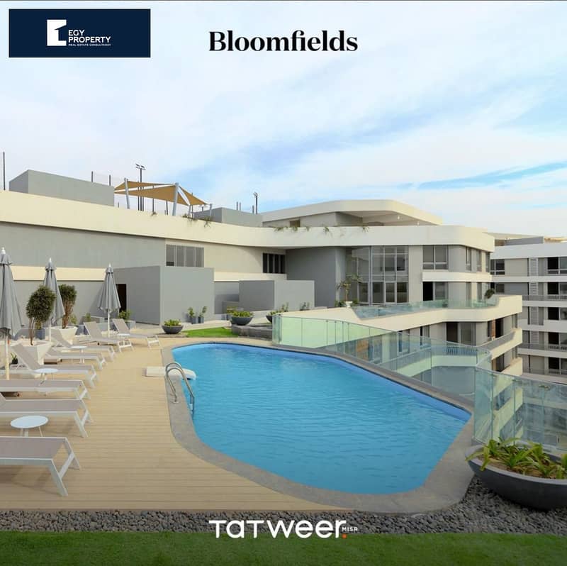 Duplex  with The Lowest Price in  Bloomfields Future City For Sale Enjoy The Pool in The Roof Pay Installments Till 2029 9