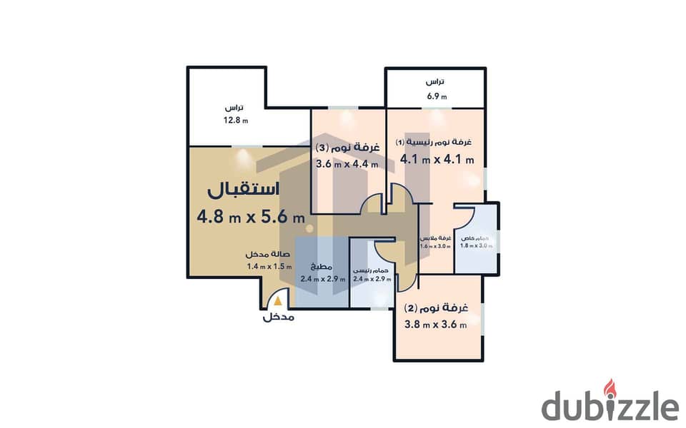 Chalet for resale 156m (South Med) Dabaa 3