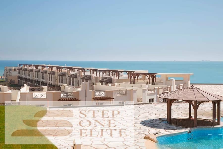 Chalet for sale, 110 sqm, first row on the sea, in Ain Sokhna 6