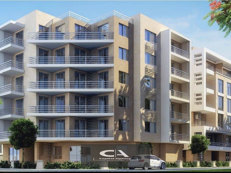 , a two-room apartment in a garden in the Taj City Compound in the heart of the Fifth Settlement, with a 40% cash discount 2