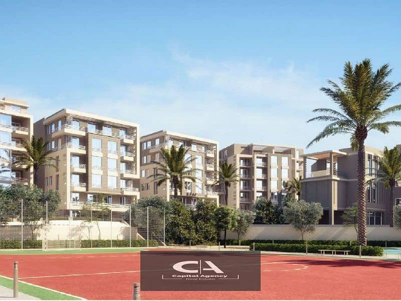 , a two-room apartment in a garden in the Taj City Compound in the heart of the Fifth Settlement, with a 40% cash discount 15