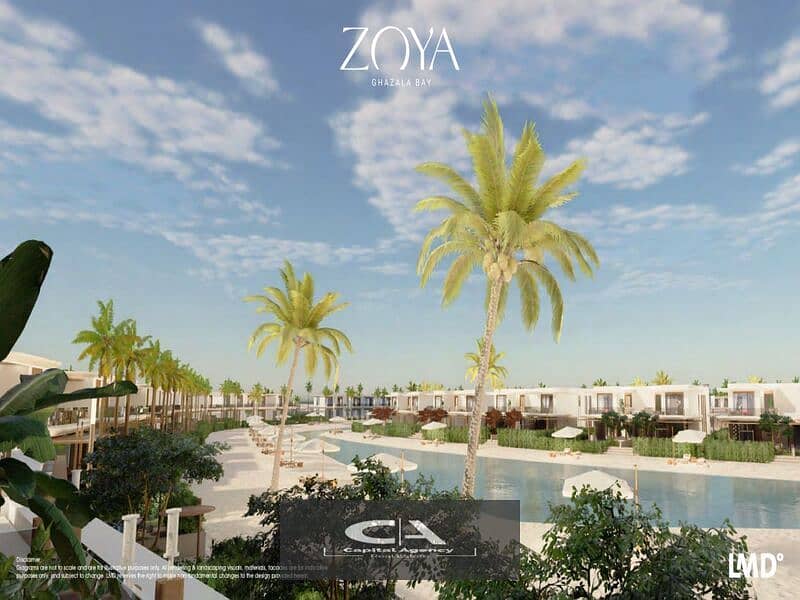 With a 40% cash discount, a distinctive chalet for sale in Zoya North Coast | View directly on the lagoon 22