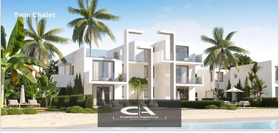 With only 5% down payment, a 3-room chalet with super luxury finishing in D Bay Al Sahel, on high terraces | Special cash discount 14