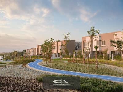 With only 5% down payment, an apartment for sale in the heart of October in Badya Palm Hills Compound Prime location view on the landscape