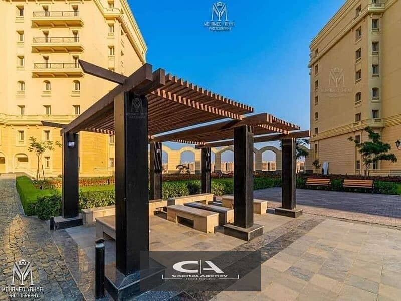 احجز شقتك في قلب العاصمه الاداريه | تشطيب كامل مبني علي الطراز الفرنسي | استلام فوري | 5% مقدم * Garden city * 18