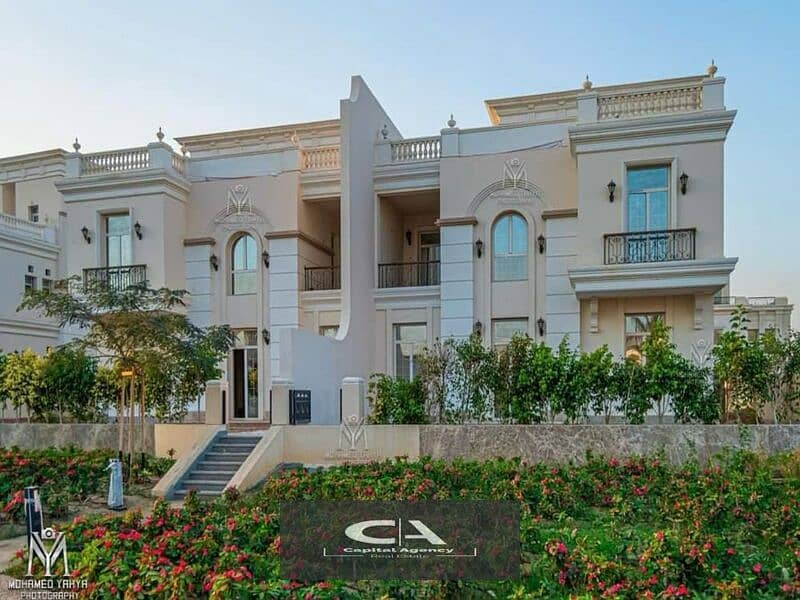 احجز شقتك في قلب العاصمه الاداريه | تشطيب كامل مبني علي الطراز الفرنسي | استلام فوري | 5% مقدم * Garden city * 21