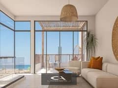 Two-bedroom chalet, fully finished, with a view on the lagoon in SeaShore, Ras El Hekma Developer Hyde Park | With a cash discount of 23% 0