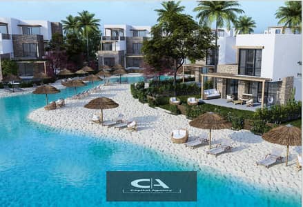 With a 27% cash discount, a chalet with a garden directly on the lagoon in Masaya, Sidi Abdel Rahman Available in installments up to 10 years