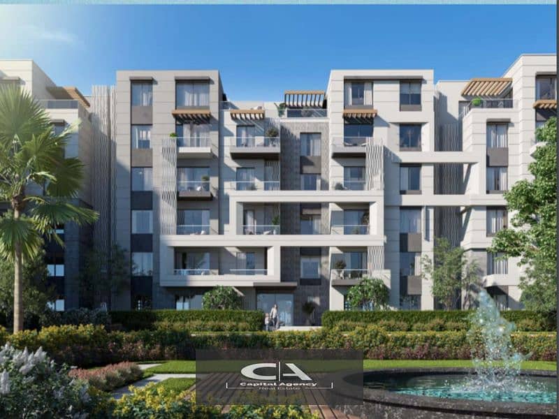 Apartment with roof in the heart of October in Badya Palm Hills Compound Only 5% down payment with an open view on the landscape _ offer the cityscape 2