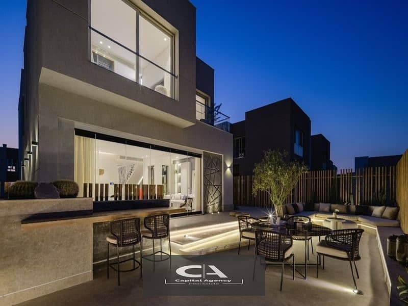 Apartment with roof in the heart of October in Badya Palm Hills Compound Only 5% down payment with an open view on the landscape _ offer the cityscape 3