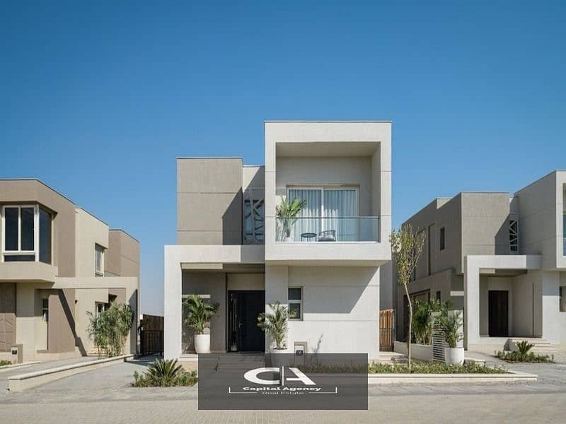 Apartment with roof in the heart of October in Badya Palm Hills Compound Only 5% down payment with an open view on the landscape _ offer the cityscape 8