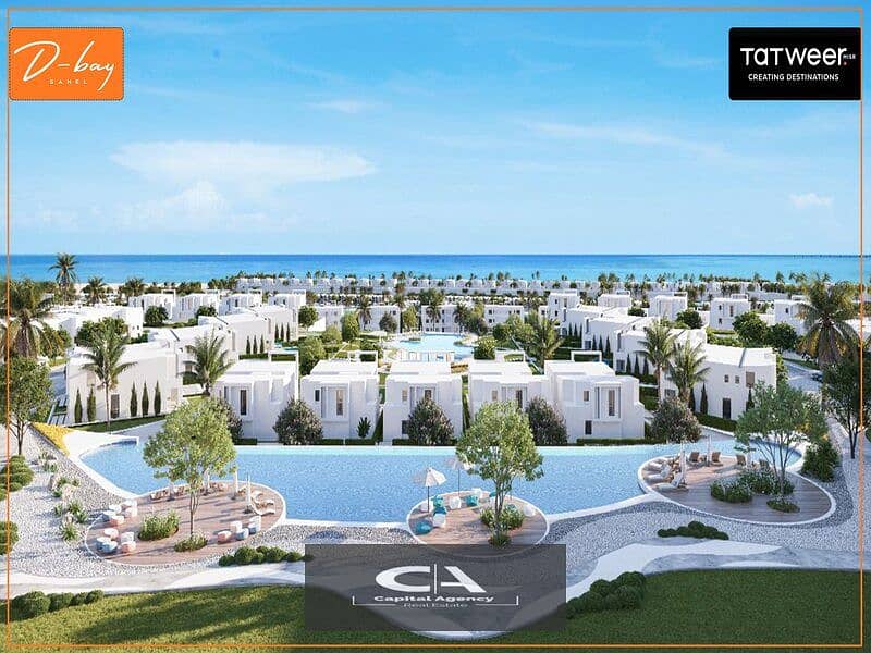 Chalet next to La Vista Bay, in the heart of the coast in D Bay With only 5% down payment Real estate developer Tatweer Misr 15