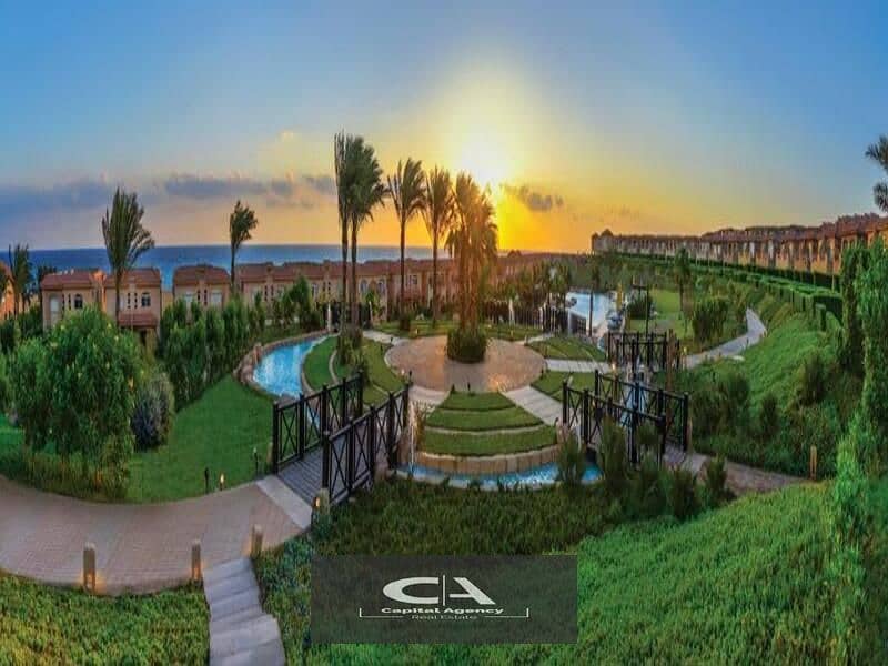 3-room chalet with garden  for sale, fully finished, in Telal Ain Sokhna 27% cash discount | Prime Location | Only 10% down payment 12