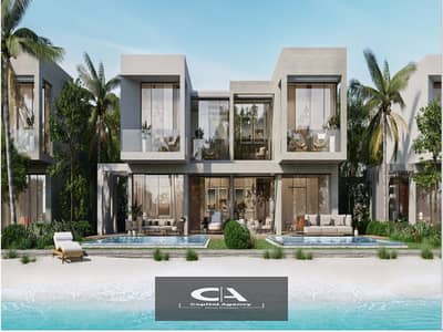 Offer a cityscape chalet on Al Bahr in Azha, without 0% down payment and installments over 9 years | With a 40% cash discount Fully finished with AC