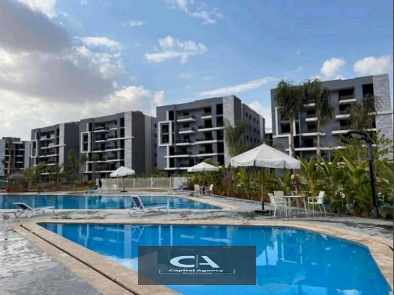 Ground floor apartment with garden, immediate receipt, in the heart of October, with 10% down payment and equal installments Sun Capital 7