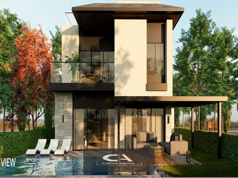 Sky Villa *Resale* with a private roof area with a view directly onto the lagoon in Telal East 1