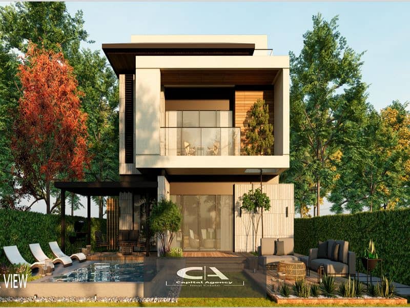 Sky Villa *Resale* with a private roof area with a view directly onto the lagoon in Telal East 6