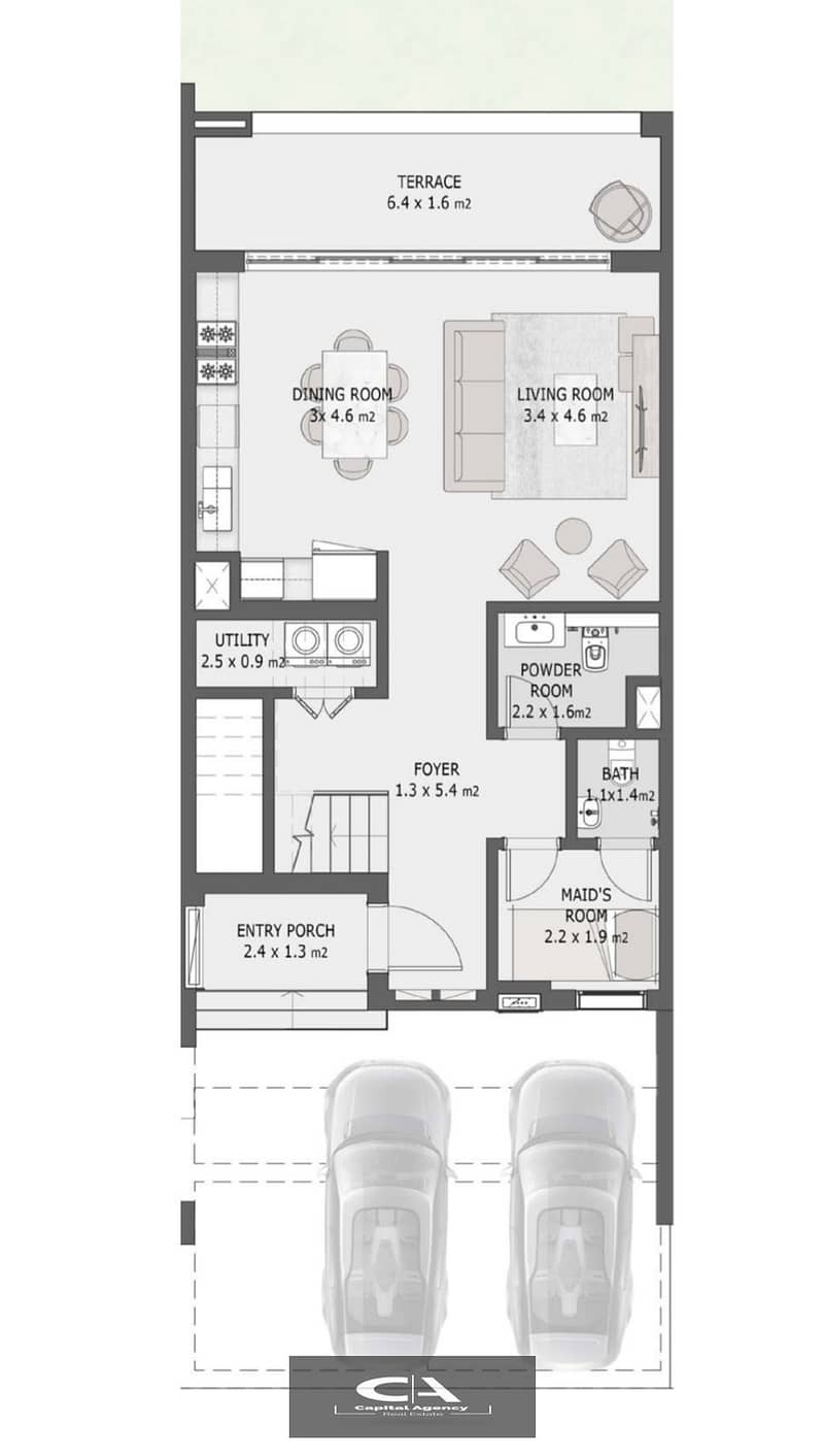 Townhouse villa for sale * resale * super lux finishing | In Seoul with the real estate developer (Emaar) | In installments over 7 years Soul - Emaar 1