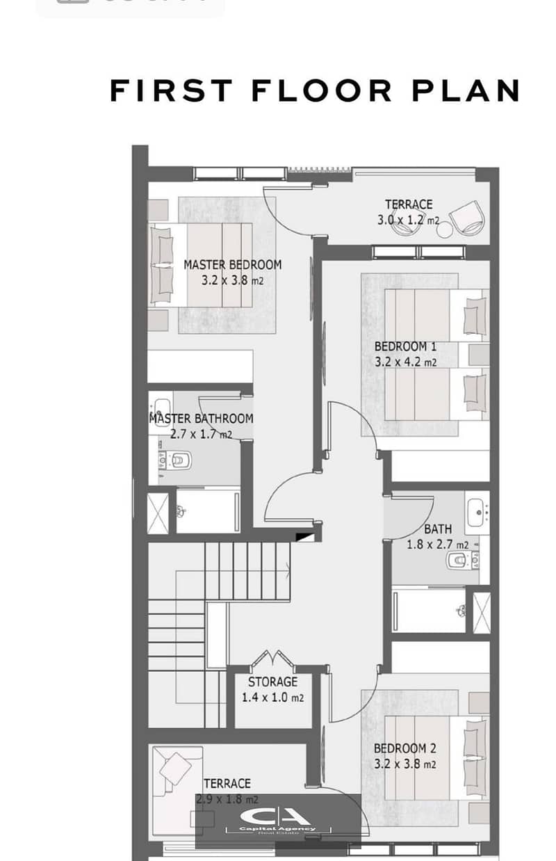 Townhouse villa for sale * resale * super lux finishing | In Seoul with the real estate developer (Emaar) | In installments over 7 years Soul - Emaar 4