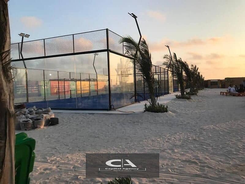 Roof chalet with a 5% down payment, fully finished, with a 31% cash discount and two years’ receipt in Ras El Hekma, North Coast - Cali Coast | Cali C 18