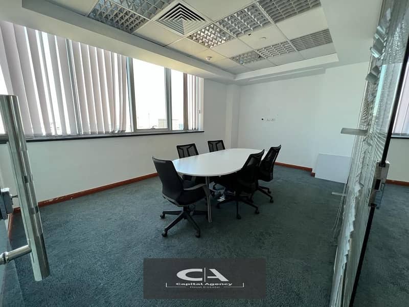 Administrative office for rent 129 m snapshot in the first sector directly on the southern Teseen Street finished and adaptations in the Fifth Settlem 2