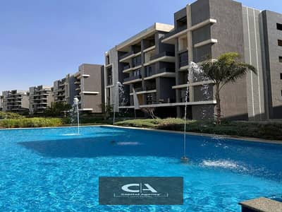 Apartment for sale in garden, 57 meters  Immediate delivery in the heart of October in Sun Capital Compound With only 10% down payment Special 40% cas