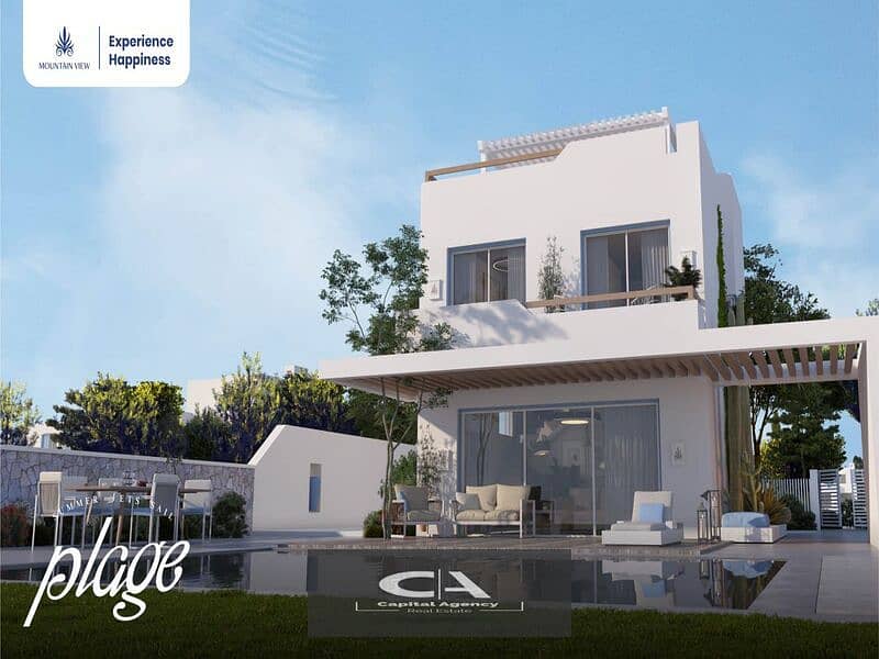 Chalet in Mountain View Sidi Abdel Rahman next to Hacienda and Marassi | Fully finished with air conditioners With only 5% down payment 6