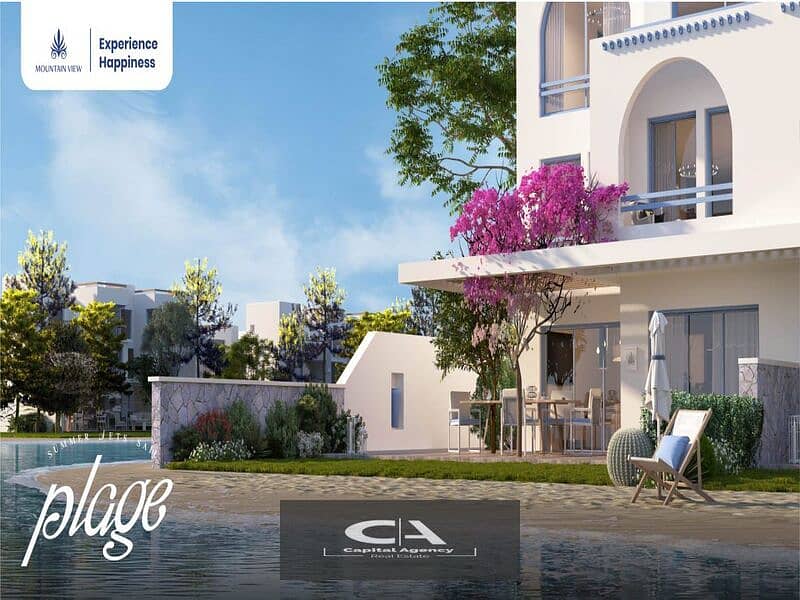 Chalet in Mountain View Sidi Abdel Rahman next to Hacienda and Marassi | Fully finished with air conditioners With only 5% down payment 20