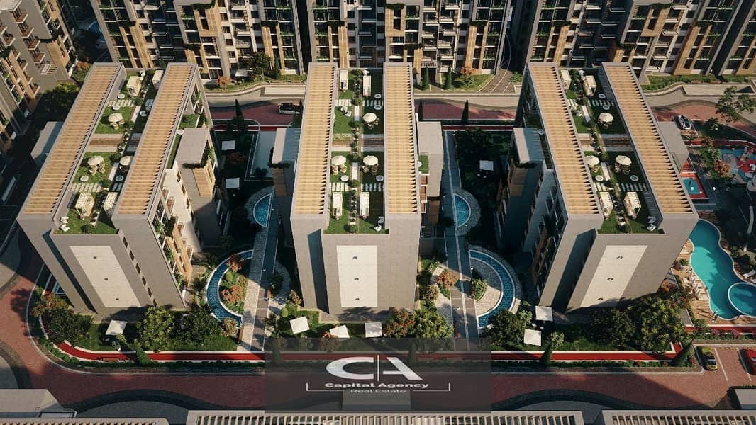 Your apartment for sale in Valencia Valley Compound in the heart of Fifth Settlement | With only 10% down payment With a special location Valencia 14