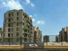 Apartment for sale, ground floor, garden, fully finished  In the heart of Sheikh Zayed - next to Cairo Gate Emaar Compound With only 15% down payment 0