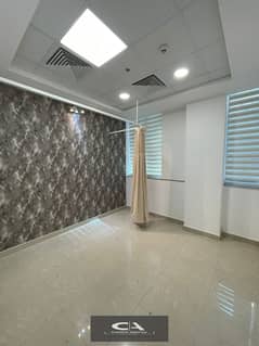 Clinic for rent 45 m finished and with air conditioners close to Air Force Hospital in the Fifth Settlement 0