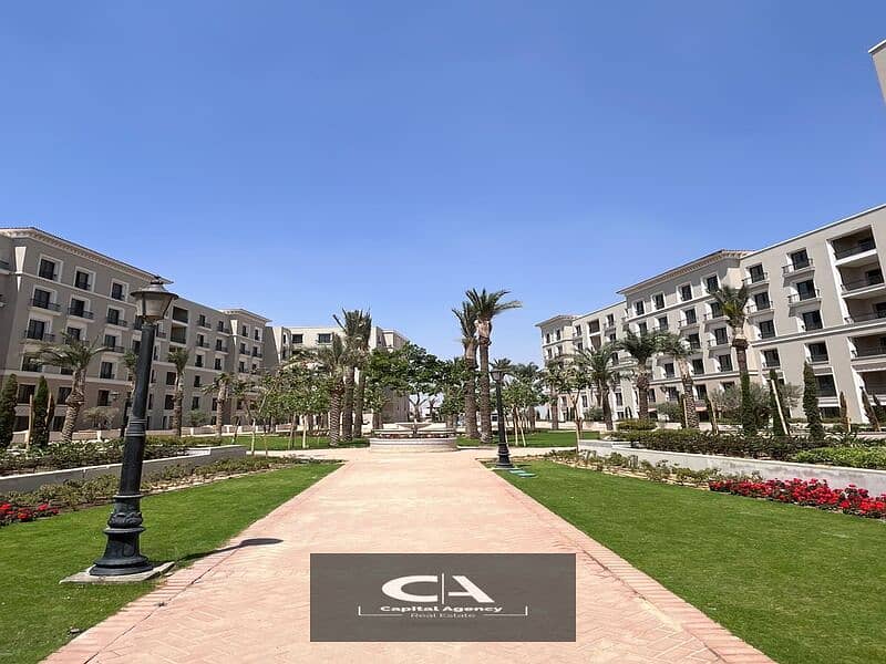 apartment for sale in a garden, fully finished, with the real estate developer, Dorra, in the heart of New Zayed, in the Villag 5