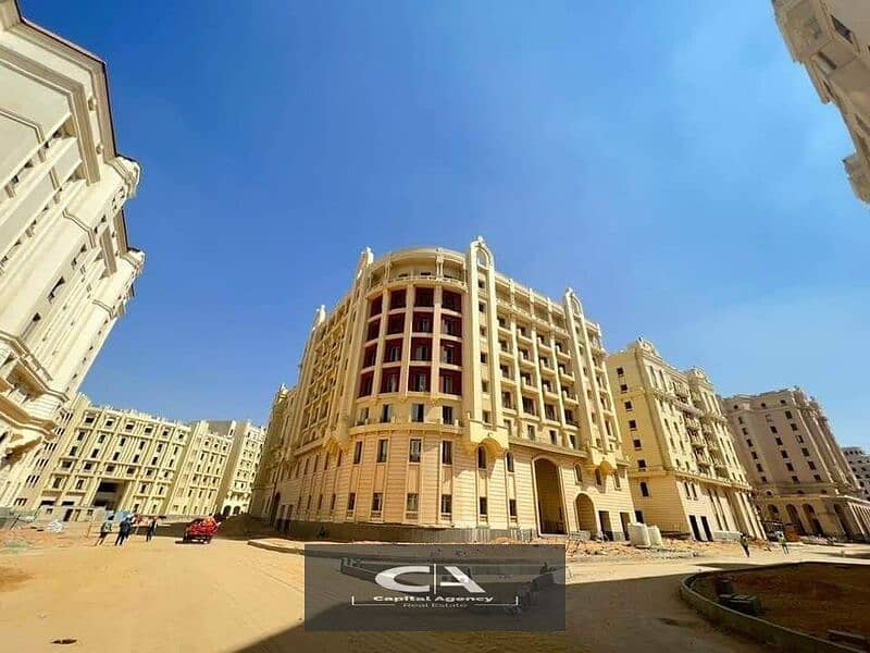 Your apartment in R5 in the heart of the Administrative Capital Fully finished, built in the French style Ready to move 5% down payment 3