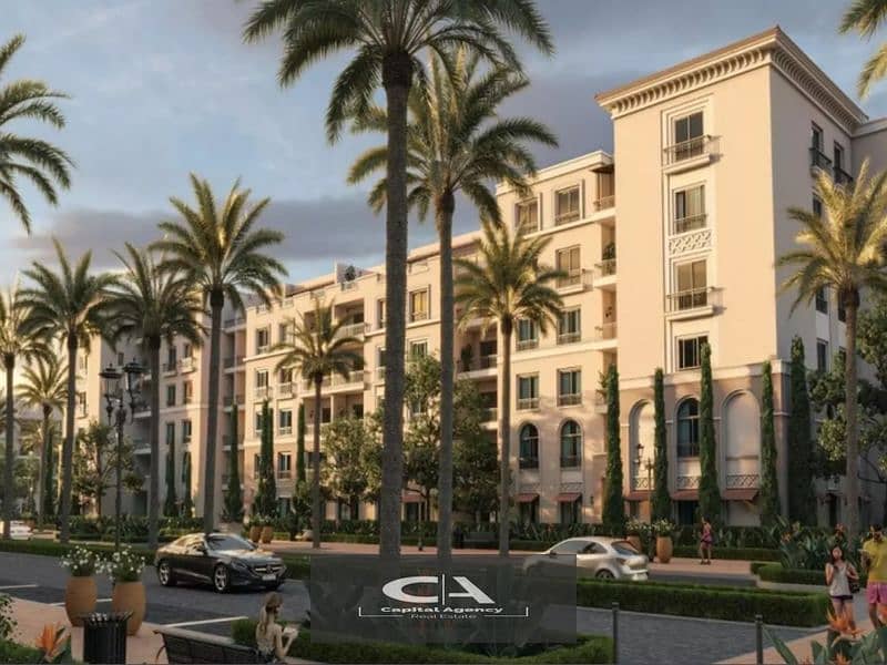 Get a fully finished apartment for sale in Over Cityscape with the real estate developer Dorra in the heart of New Zayed in Village West Compound | Sp 15