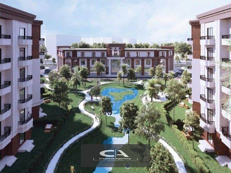 With only 10% down payment a fully finished private roof apartment in the heart of the Fifth Settlement next to the American University_special discou 5