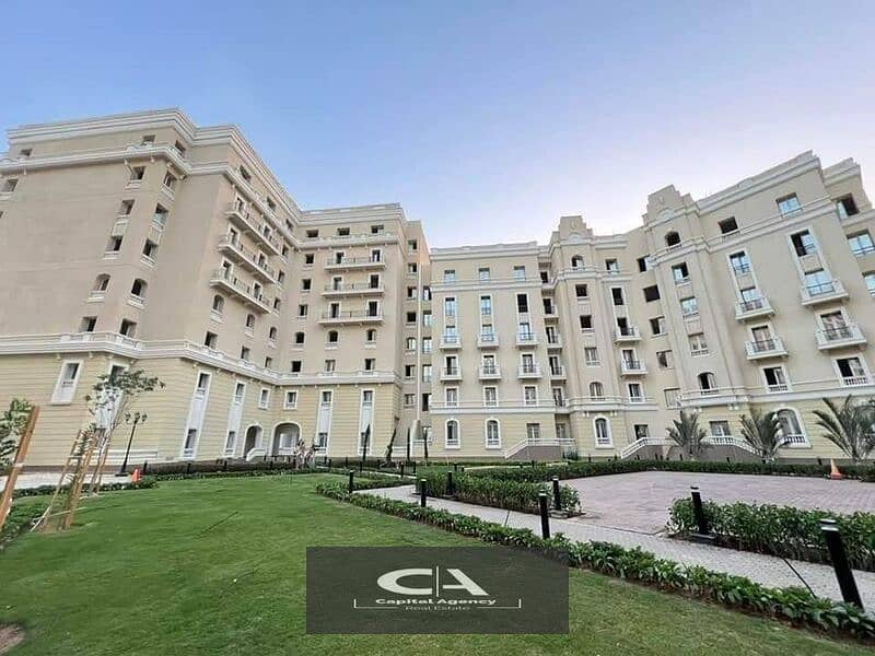 Your apartment in R5 in the heart of the Administrative Capital Fully finished, built in the French style Ready to move 5% down payment 8