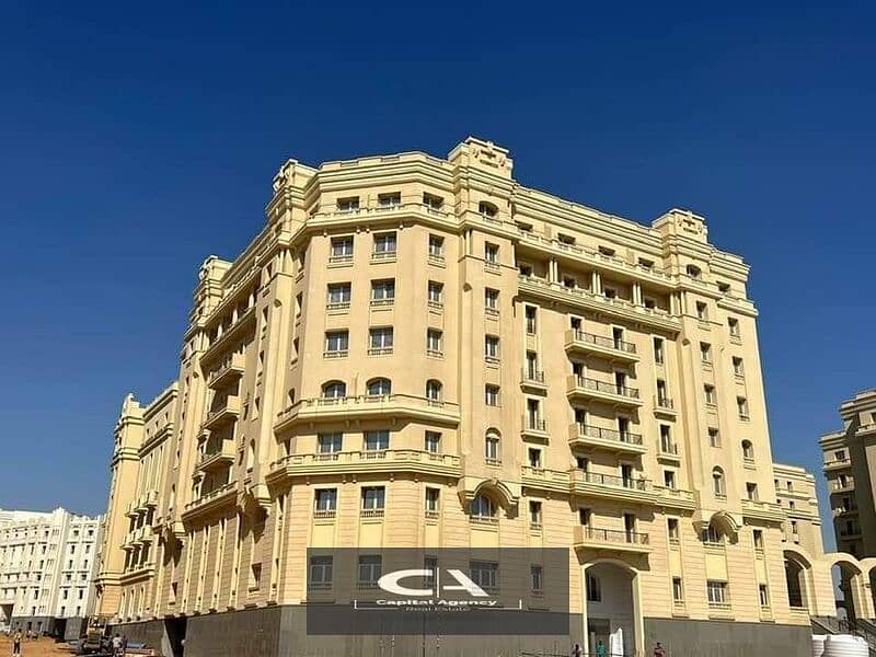 Your apartment in R5 in the heart of the Administrative Capital Fully finished, built in the French style Ready to move 5% down payment 12