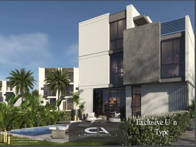 Duplex with garden with only 10% down payment Ultra super luxury finished in Reportage Compound with a 5% discount on the unit price Receipt of one ye